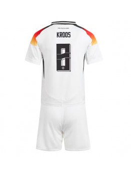 Deutschland Toni Kroos #8 Heimtrikotsatz für Kinder EM 2024 Kurzarm (+ Kurze Hosen)